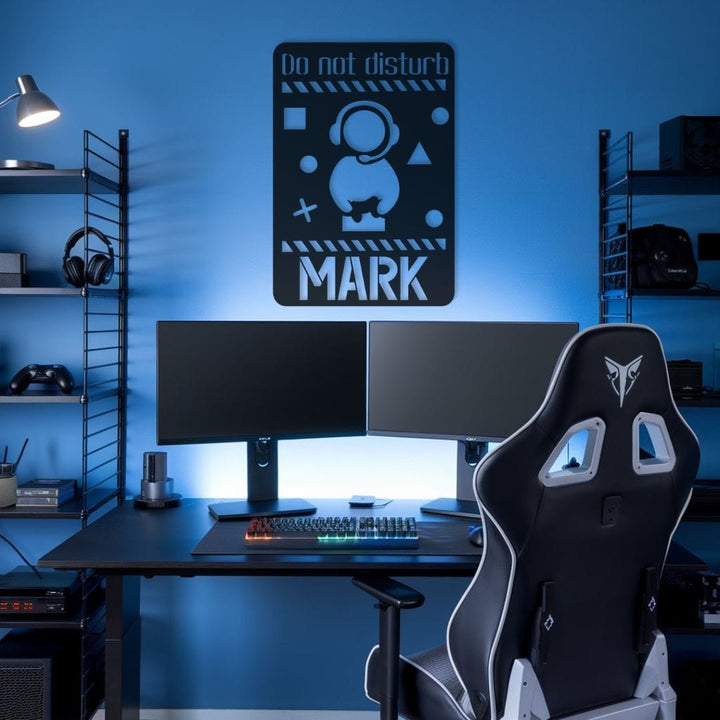 Gamer 6 Metal Sign Uber Elegant