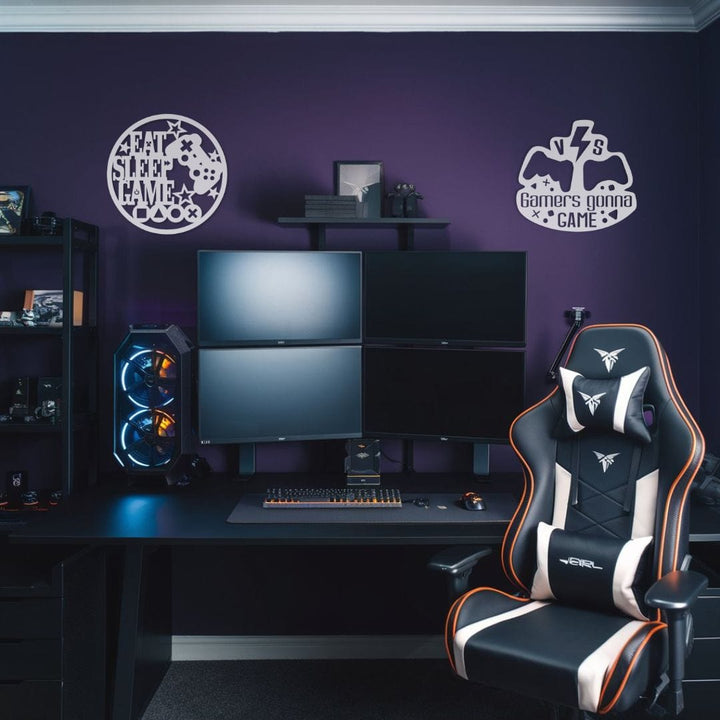 Gamer 12 Metal Sign Uber Elegant