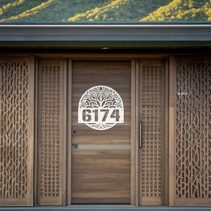 Address 16 Metal Sign Uber Elegant