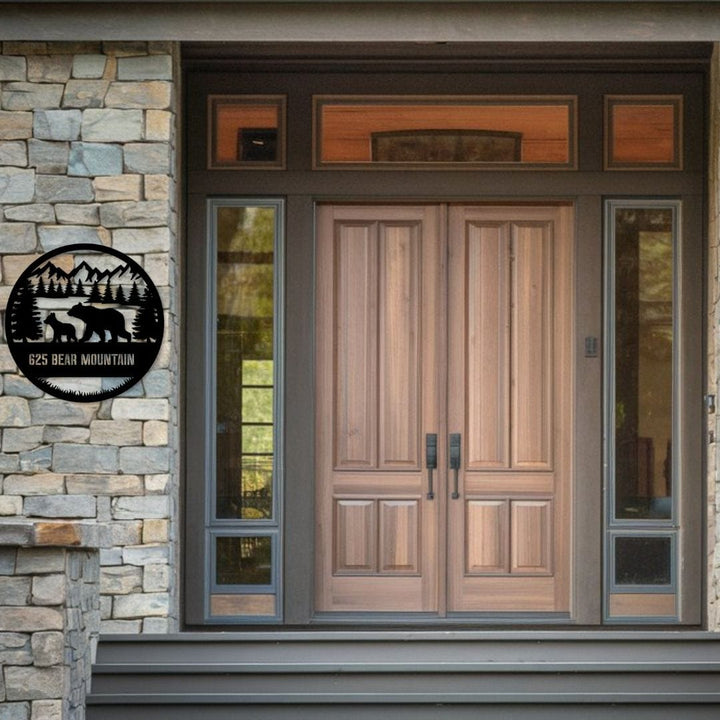 Address 1 Metal Sign Uber Elegant