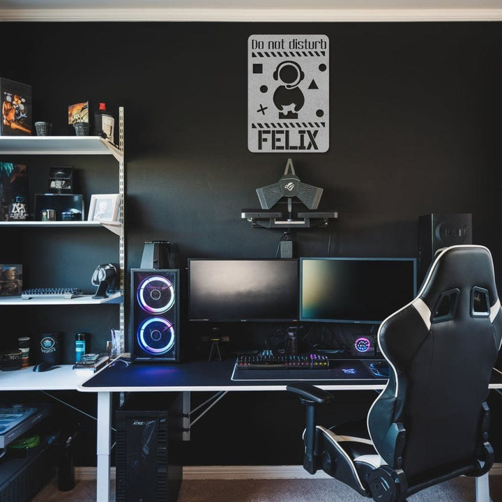 Gamer 6 Metal Sign Uber Elegant