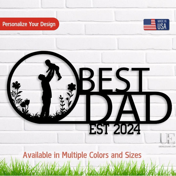 New Dad Gift from Baby Metal Sign