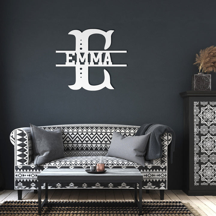 Metal Sign White / 12 Inch teelaunch