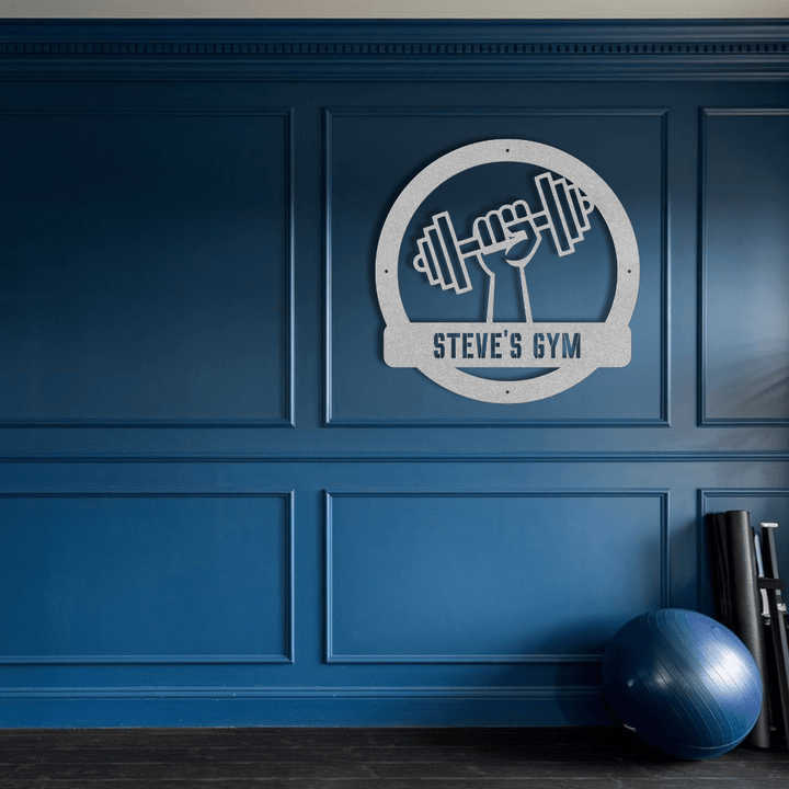 Workout Wall Art | Custom Metal Sign for Home Gyms & Studios Metal Art Uber Elegant