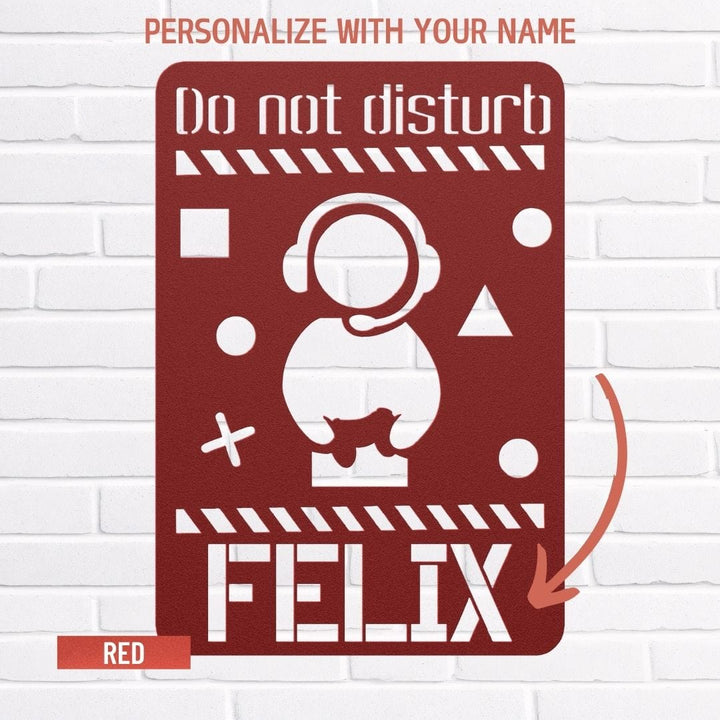 Gamer 6 Metal Sign Uber Elegant