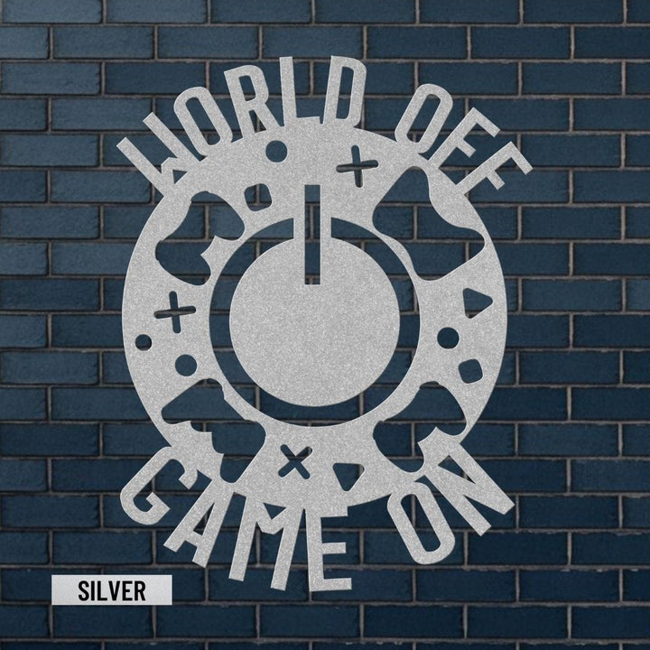Gamer 9 Metal Sign Uber Elegant