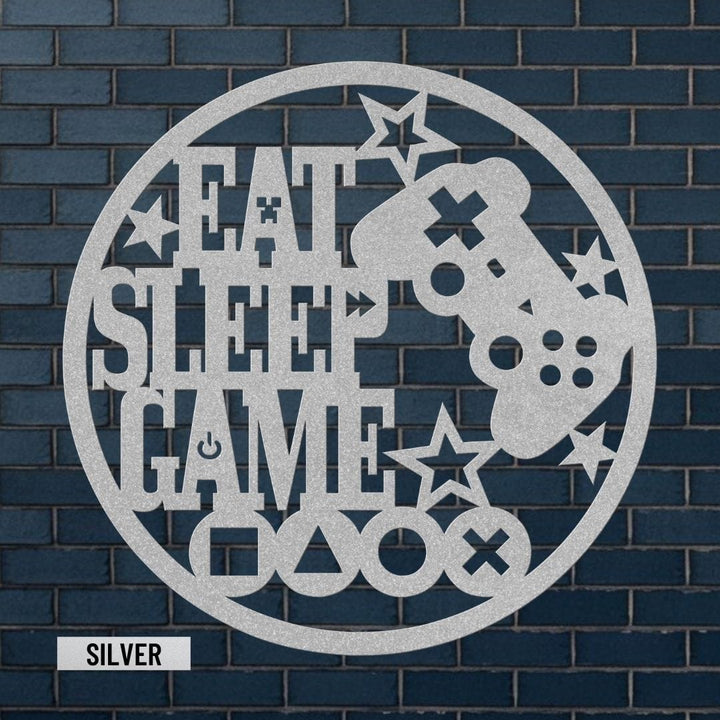 Gamer 12 Metal Sign Uber Elegant