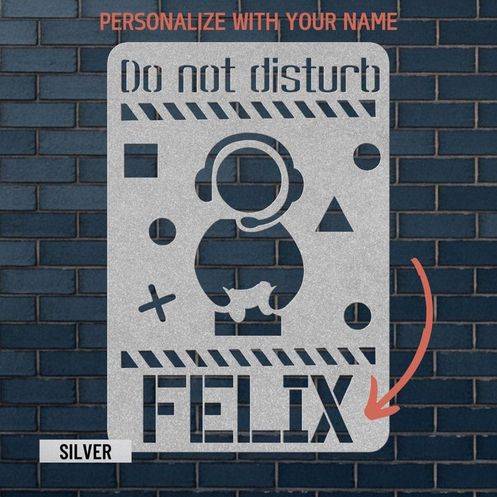 Gamer 6 Metal Sign Uber Elegant
