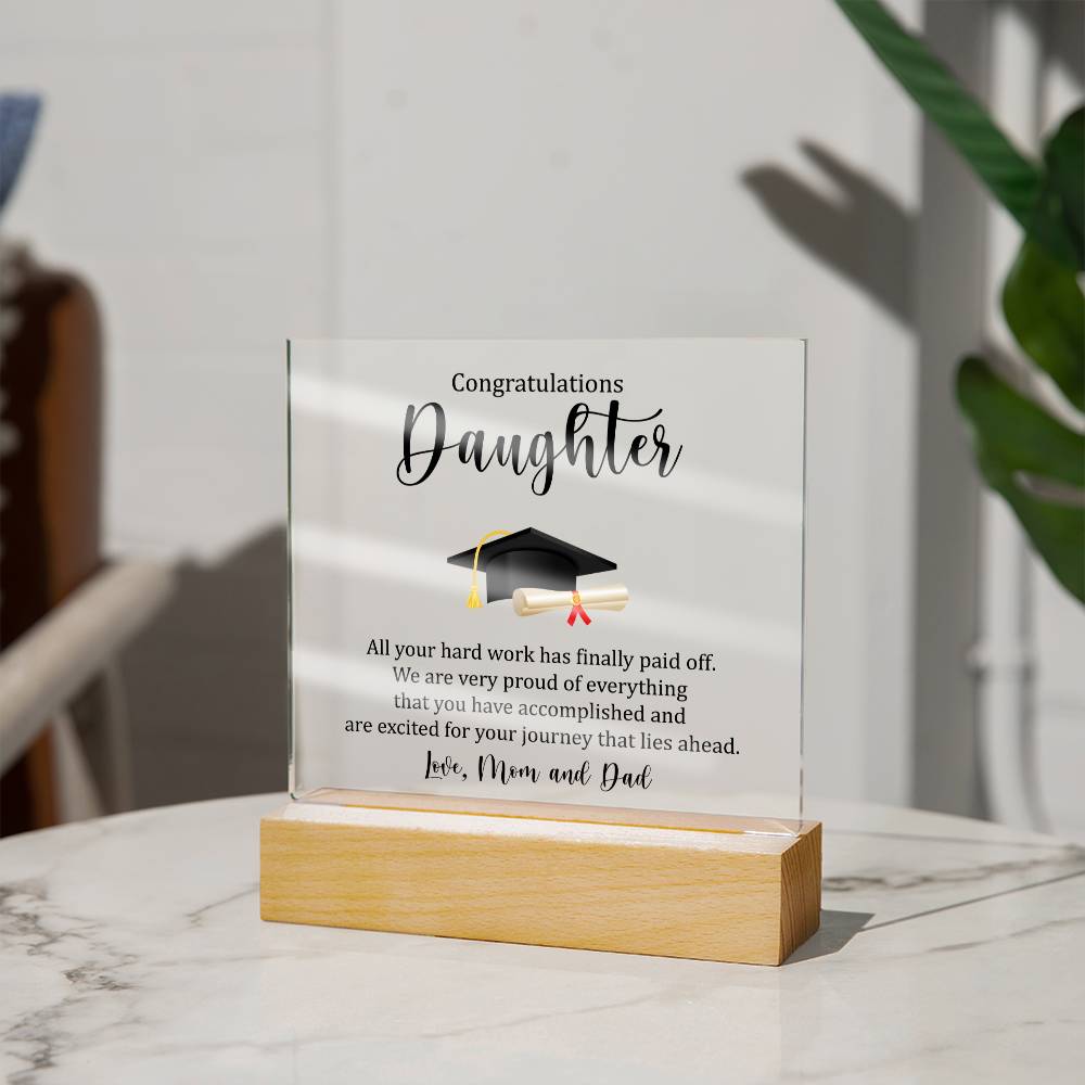 Acrylic Plaque Uber Elegant