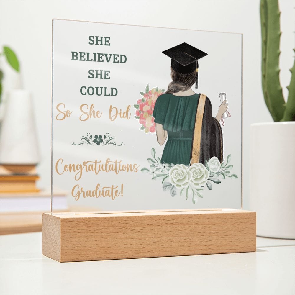 Graduation gifts for her high school, College, Masters, MBA