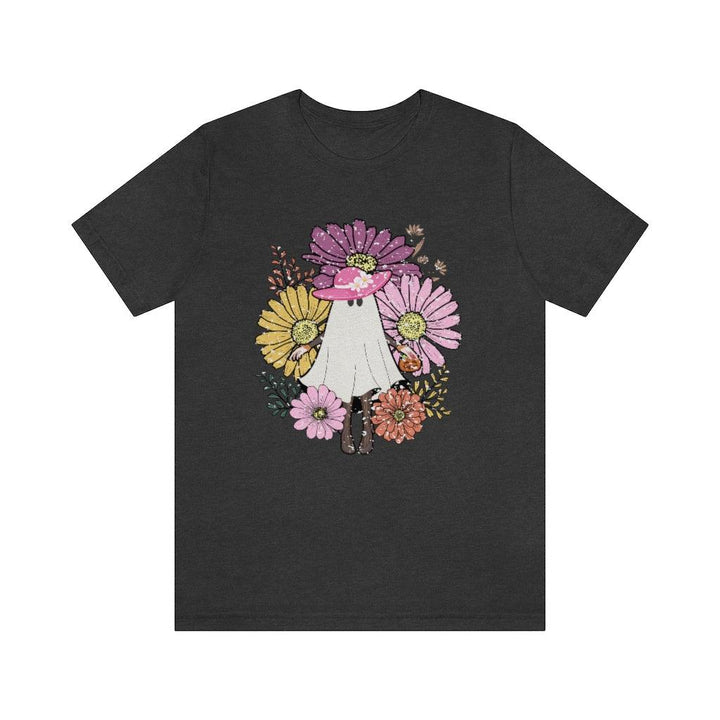 Floral Ghost Shirt Retro Halloween shirt - Uber Elegant