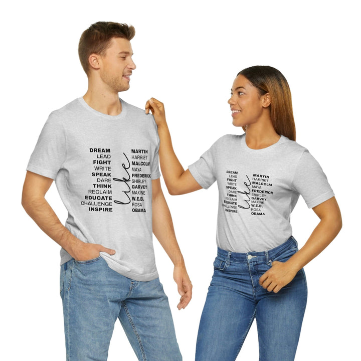 Black Lives Matter Shirt, BLM T-shirt, Human Rights Shirt, Black History T-shirt, Racial Equality Shirt, Premium Mens Womens Unisex Shirt T-Shirt Ash / S Uber Elegant Clothing