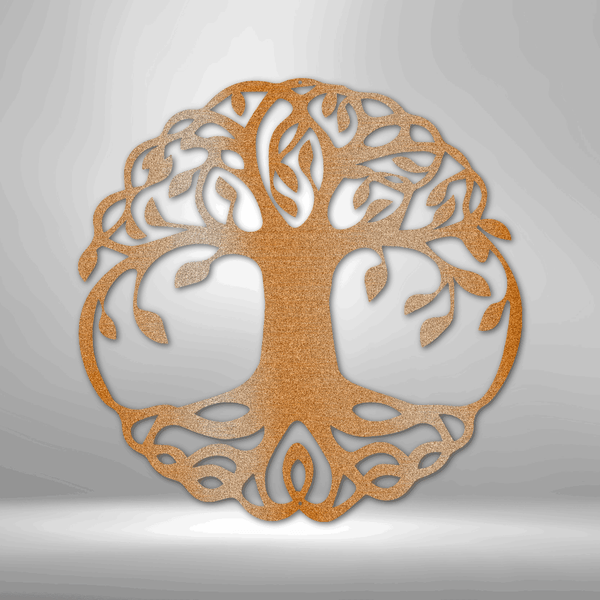 Classic Tree of Life Steel Sign