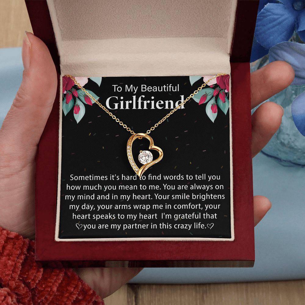 Gift for Girlfriend, Girlfriend Anniversary, Birthday Gift for Girlfriend,  Gift from Boyfriend, Necklace Gift for GF, Romantic Gift