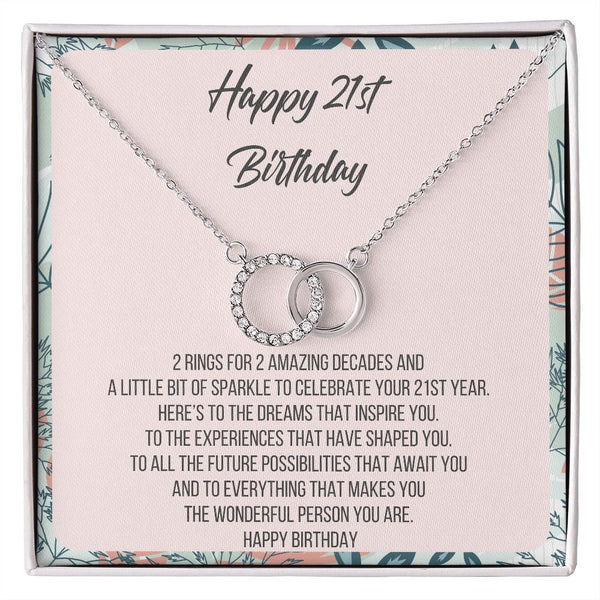 21st birthday gift for her, Jewelry gift for bonus daughter niece woman girl friend granddaughter, twenty first Birthday Gift ideas