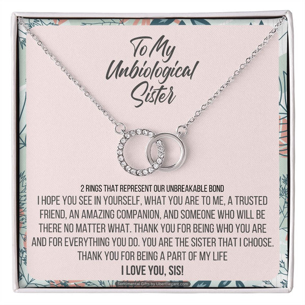 Soul Sister Gift, BFF Necklace for Unbiological Sister Best Friends Forever Friendship Present for Sorority/Long Distance Personalized gift