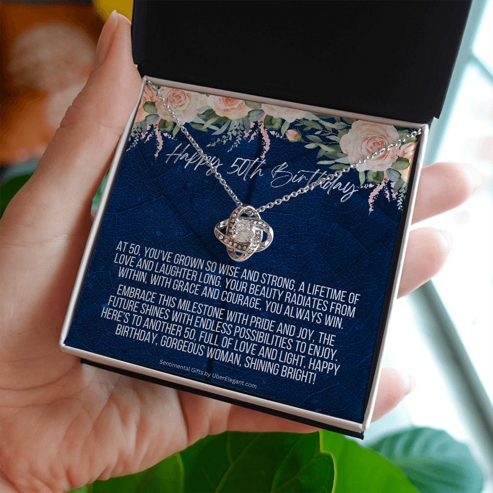50th Birthday Gift for Women, necklace gift for her