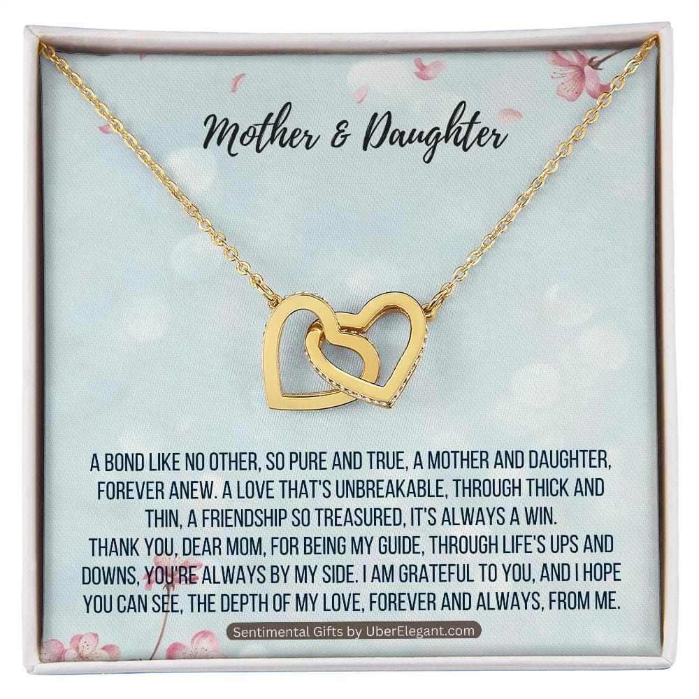 Mothers Day Gift from Daughter - Mother Daughter Necklace, Gifts for Mom, Mom Necklace