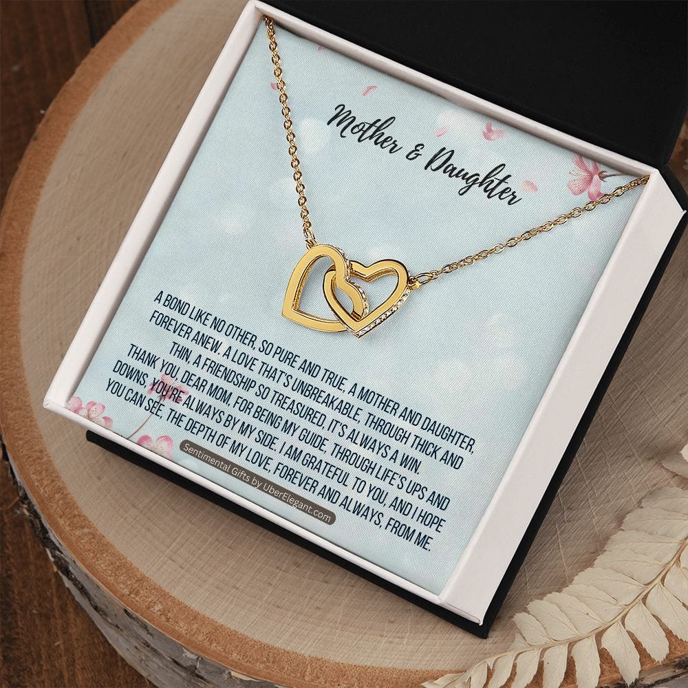 Mothers Day Gift from Daughter - Mother Daughter Necklace, Gifts for Mom, Mom Necklace