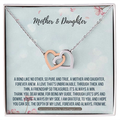 Mothers Day Gift from Daughter - Mother Daughter Necklace, Gifts for Mom, Mom Necklace