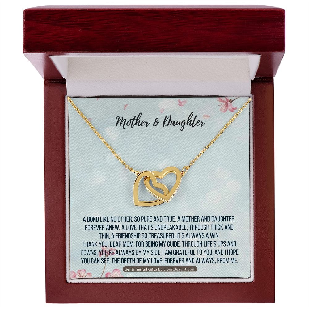 Mothers Day Gift from Daughter - Mother Daughter Necklace, Gifts for Mom, Mom Necklace