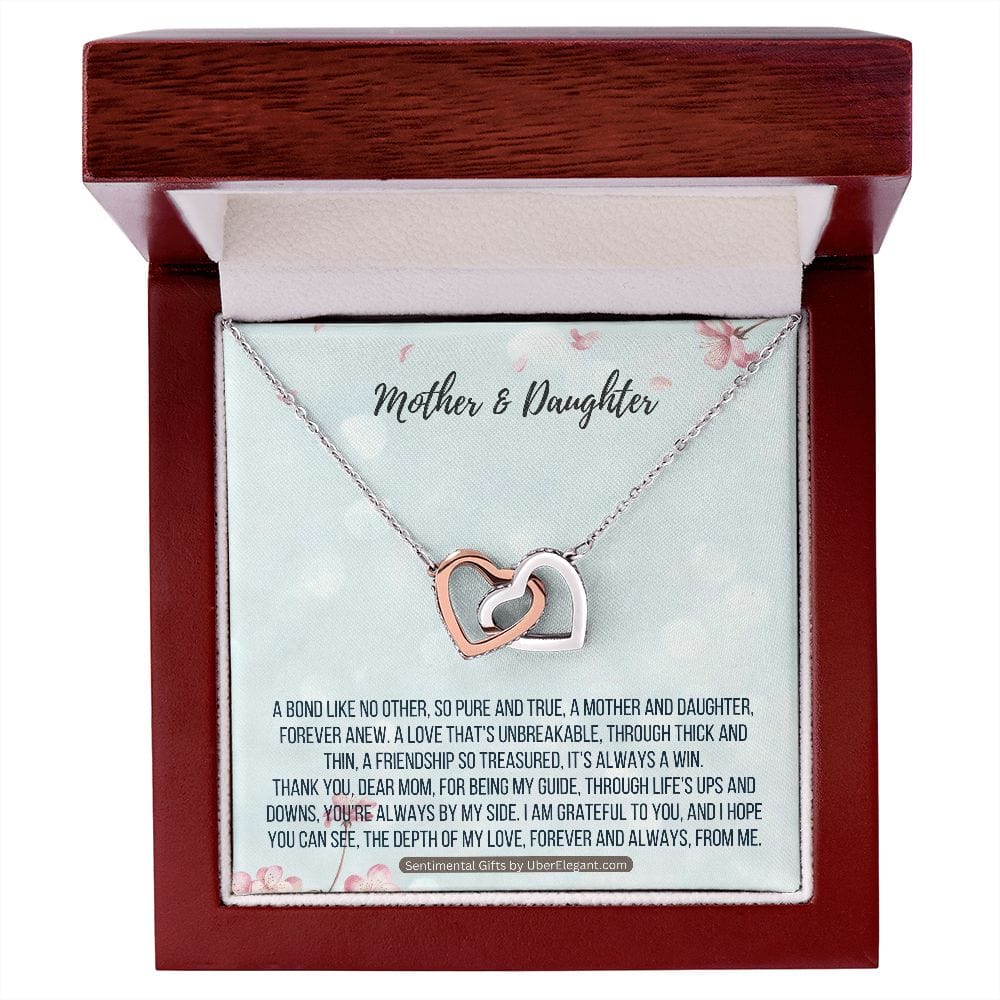 Mothers Day Gift from Daughter - Mother Daughter Necklace, Gifts for Mom, Mom Necklace