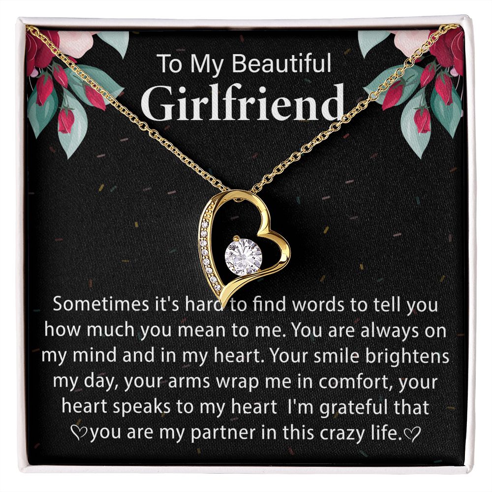 Girlfriend Heart Necklace, Delicate Heart Necklace for Girlfriend, Promise  Necklace for Girlfriend | Custom Heart Design
