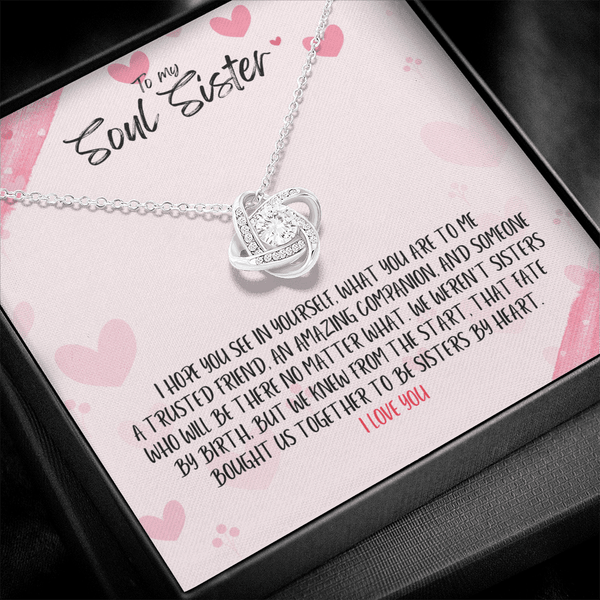 Soul Sister Necklace, Gift for Best Friend, Jewelry to My Best Friend, Present for BFF Birthday - Uber Elegant