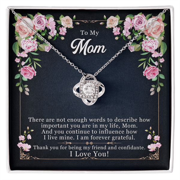 Love Knot Necklace for Mom - Uber Elegant