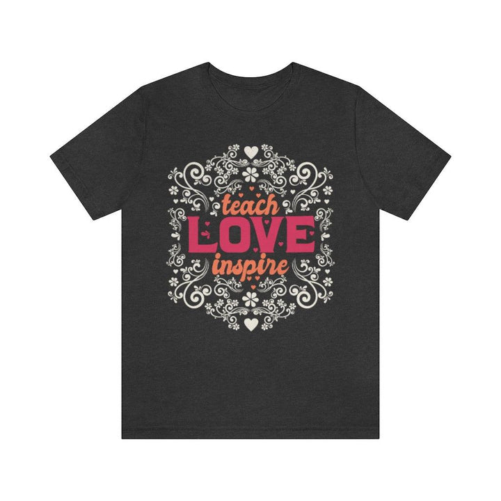 Teach Love Inspire Teacher Shirt, Personalized Gift, Christmas Gift for Teacher, Teacher Gift, Teacher Shirt, Kindergarten, School - Uber Elegant