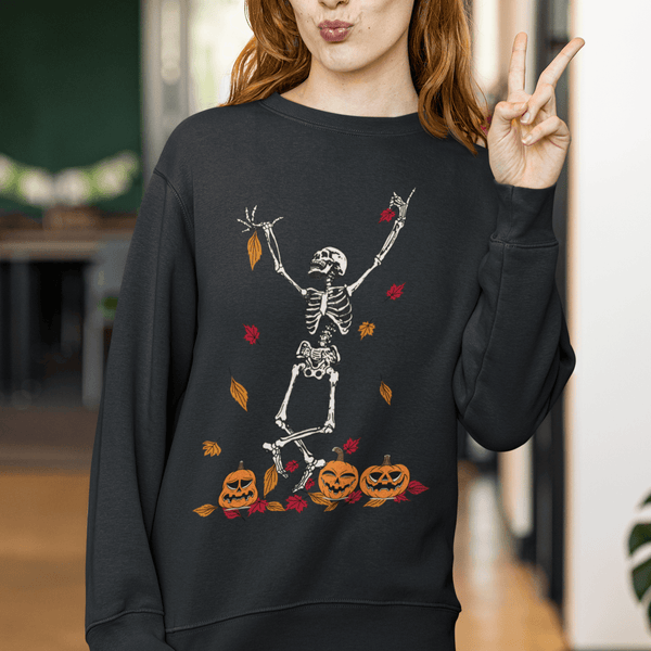 Dancing Skeleton sweatshirt - Uber Elegant